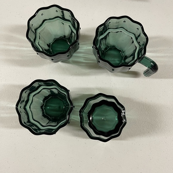 John Lewis cactus stackable glass cups - Picture 4 of 4